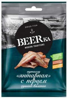 Beerka Патассу с перцем сушёно вяленая, 70 гр. КДВ