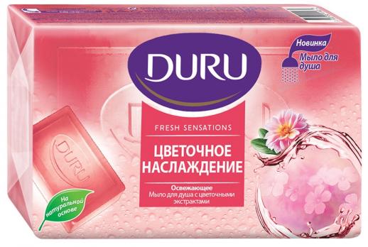 Мыло для душа, DURU Fresh Sensation Flower infusion 150 гр. Лента