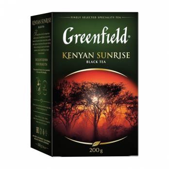 Чай Greenfield Kenyan Sunrise, черный листовой, 200 гр, Лента