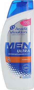 Шампунь для волос HEAD & SHOULDERS MEN ULTRA с Кофеином, 400 мл. Лента