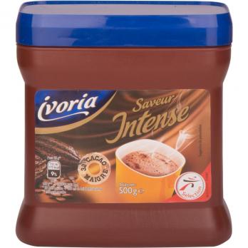 Какао-напиток IVORIA 32% растворимый с сахаром, 500 гр. Лента
