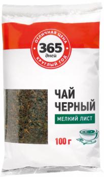 Чай черный 365 дней мелкий лист, 100 гр. Лента
