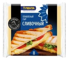 Сыр Лента плавленный Сливочный, слайсы. 130 гр.